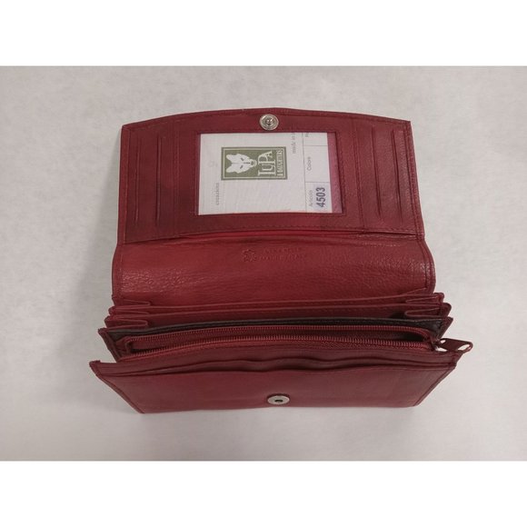 Lupa Leather Tri-fold Wallet - Picture 3 of 5